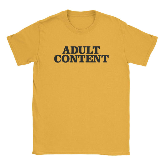 A-or-B-Tees T-Shirt Gold / S Adult Content T-Shirt