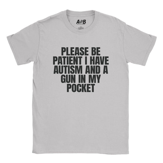 A-or-B-Tees T-Shirt Ice Grey / S Armed Autist T-Shirt