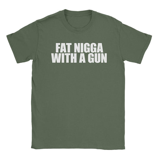 A-or-B-Tees T-Shirt Military Green / S Armed Nigga T-Shirt