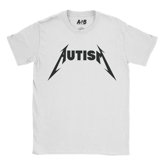 A-or-B-Tees T-Shirt White / S Autism T-Shirt