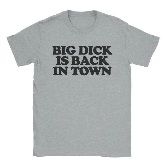 A-or-B-Tees T-Shirt Sport Grey / S Back In Town T-Shirt