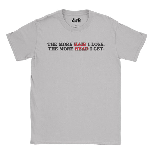 A-or-B-Tees T-Shirt Ice Grey / S Bald T-Shirt