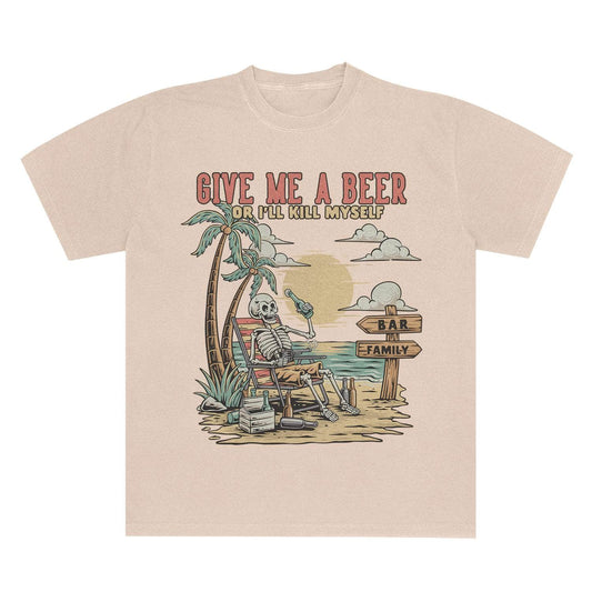 A-or-B-Tees T-Shirt Ivory / S Beach Beer Comfort Colors T-shirt