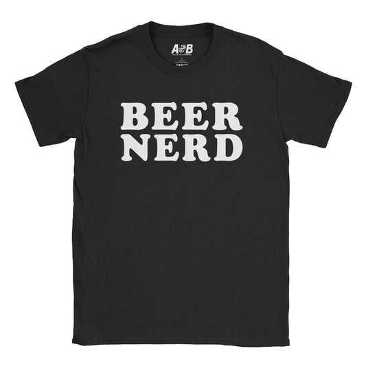 A-or-B-Tees T-Shirt Black / S Beer Nerd T-Shirt