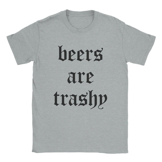 A-or-B-Tees T-Shirt Sport Grey / S Beers Are Trashy T-Shirt