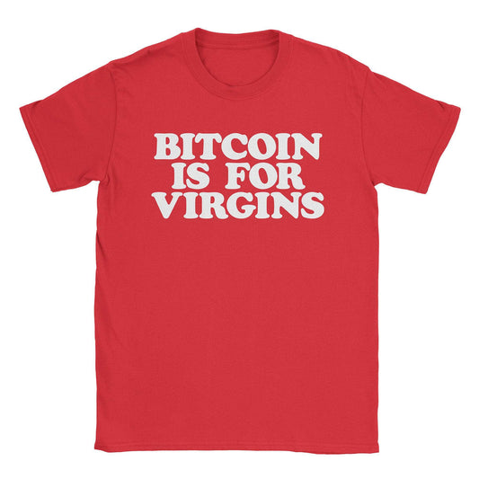 A-or-B-Tees T-Shirt Red / S Bitcoin T-Shirt