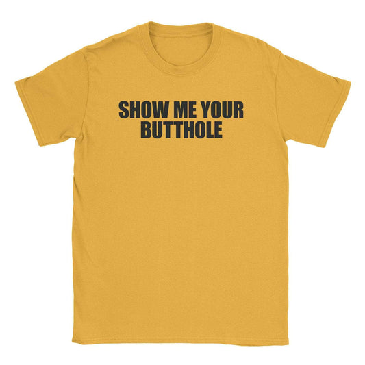 A-or-B-Tees T-Shirt Gold / S Butthole T-Shirt