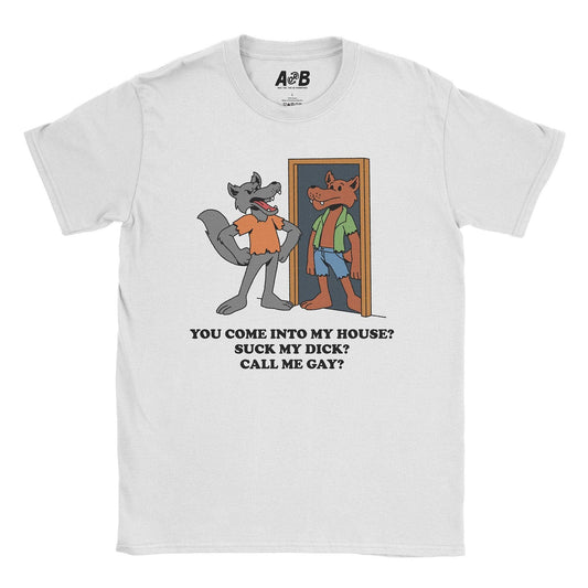 A-or-B-Tees T-Shirt White / S Call Me Gay T-Shirt
