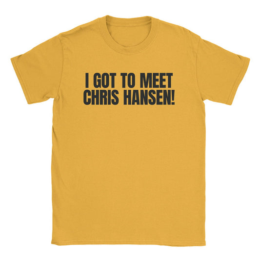 A-or-B-Tees T-Shirt Gold / S Chris Hansen T-Shirt