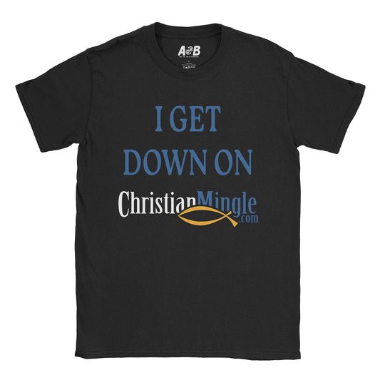 A-or-B-Tees T-Shirt Black / S Christian Mingle T-Shirt
