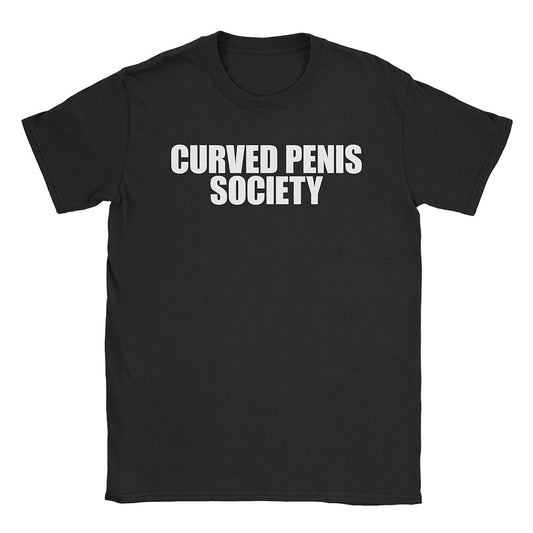 A-or-B-Tees T-Shirt Black / S Curved Society T-Shirt