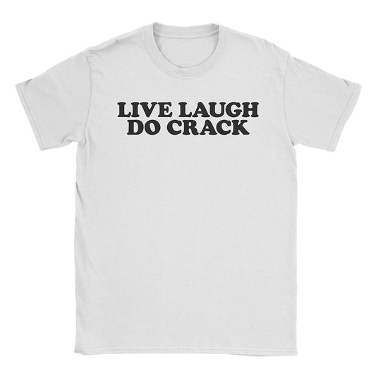 A-or-B-Tees T-Shirt White / S Do Crack T-Shirt