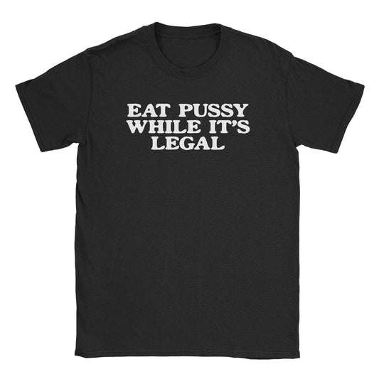 A-or-B-Tees T-Shirt Black / S Eat Pussy T-Shirt