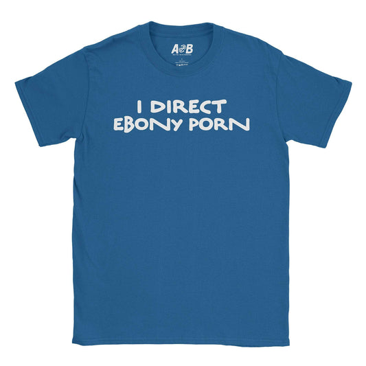 A-or-B-Tees T-Shirt Royal / S Ebony Porn T-Shirt