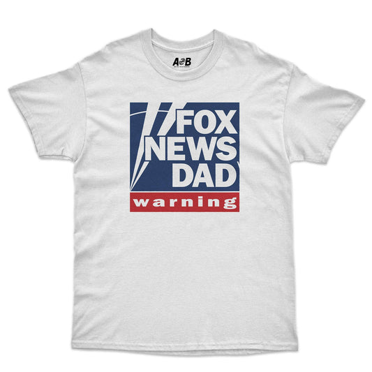 A-or-B-Tees T-Shirt White / S Fox News Dad T-Shirt