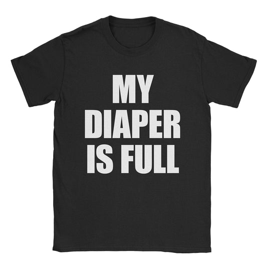 A-or-B-Tees T-Shirt Black / S Full Diaper T-Shirt