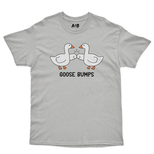 A-or-B-Tees T-Shirt Ice Grey / S Goose Bumps T-Shirt