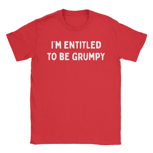 A-or-B-Tees T-Shirt Red / S Grumpy T-Shirt