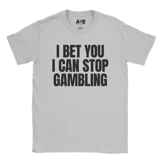 A-or-B-Tees T-Shirt Ice Grey / S I Can Stop T-Shirt