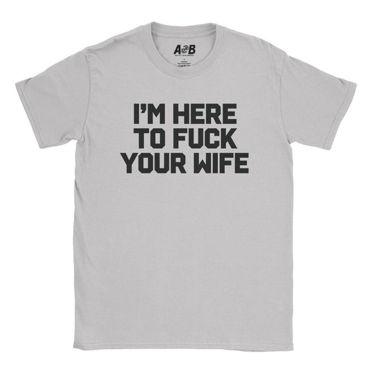 A-or-B-Tees T-Shirt Ice Grey / S I'm Here T-Shirt
