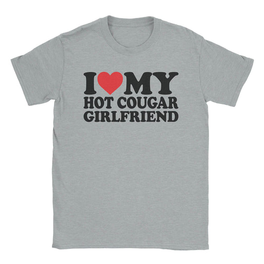 A-or-B-Tees T-Shirt Sport Grey / S I ♡ ︎My Cougar Gf T-Shirt