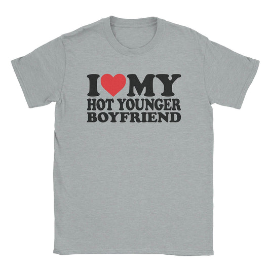 A-or-B-Tees T-Shirt Sport Grey / S I ♡ ︎My Younger Bf T-Shirt