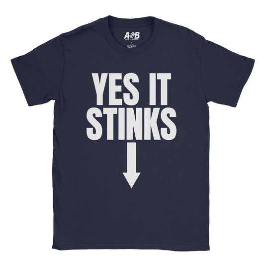 A-or-B-Tees T-Shirt Navy / S It Stinks T-Shirt