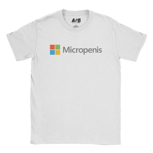 A-or-B-Tees T-Shirt White / S Micropenis T-Shirt