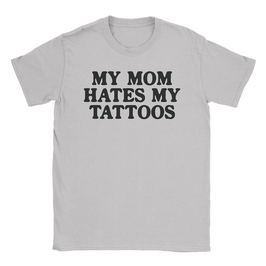 A-or-B-Tees T-Shirt Ice Grey / S Mom & Tattoos T-Shirt