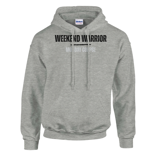 A-or-B-Tees Hoodie 3XL / Ash Monday Corpse Hoodie – Funny I Hate Mondays Pullover for Office Zombies
