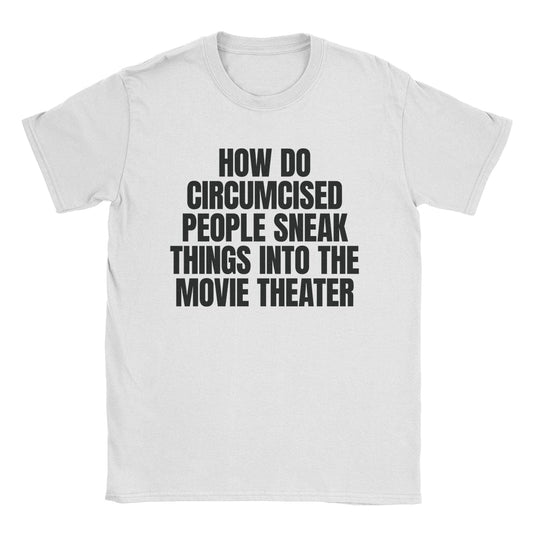 A-or-B-Tees T-Shirt White / S Movie Theater T-Shirt