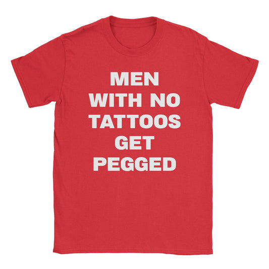 A-or-B-Tees T-Shirt Red / S No Tattoos T-Shirt