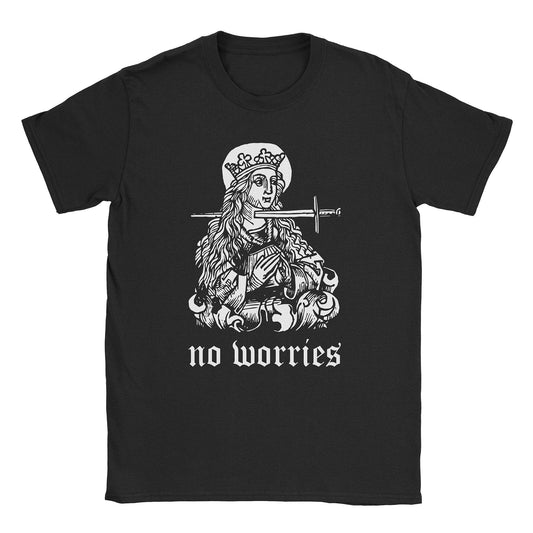 A-or-B-Tees T-Shirt Black / S No Worries T-Shirt