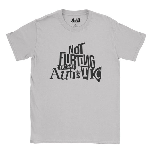 A-or-B-Tees T-Shirt Ice Grey / S Not Flirting T-Shirt