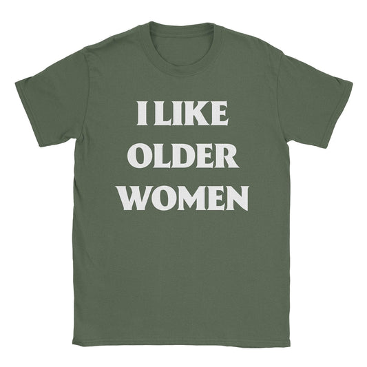 A-or-B-Tees T-Shirt Military Green / S Older Women T-Shirt
