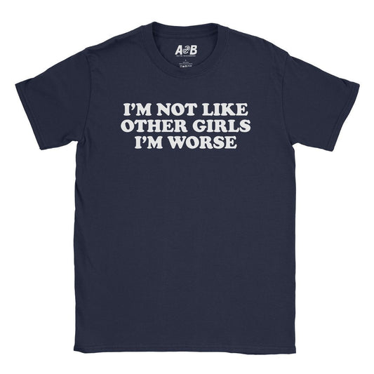 A-or-B-Tees T-Shirt Navy / S Other Girls T-Shirt