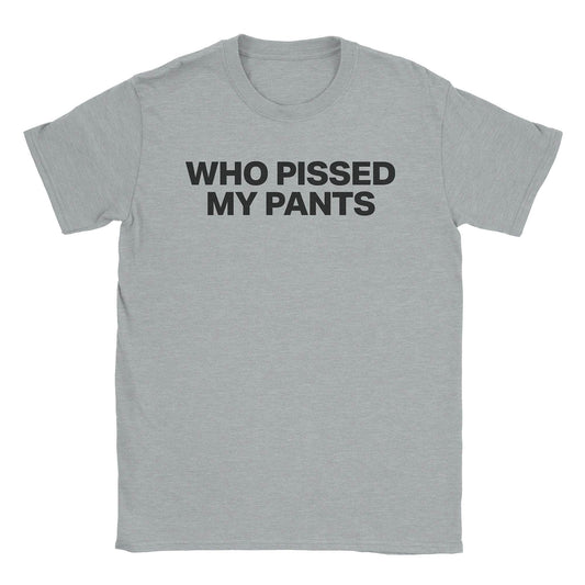 A-or-B-Tees T-Shirt Sport Grey / S Pissed Pants T-Shirt