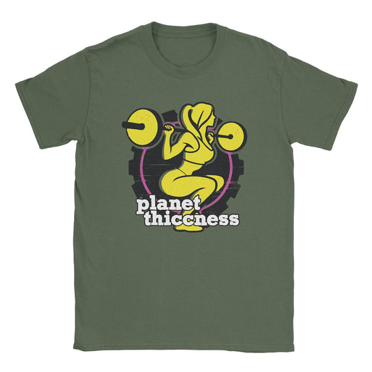 A-or-B-Tees T-Shirt Military Green / S Planet Thiccness T-Shirt