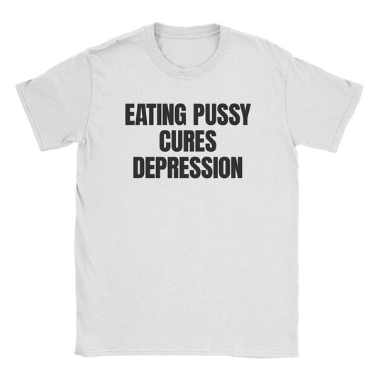 A-or-B-Tees T-Shirt White / S Pussy Cures T-Shirt