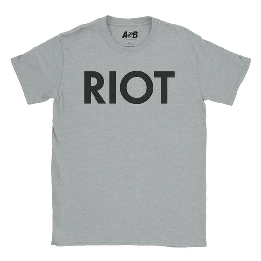 A-or-B-Tees T-Shirt Sport Grey / S RIOT T-Shirt