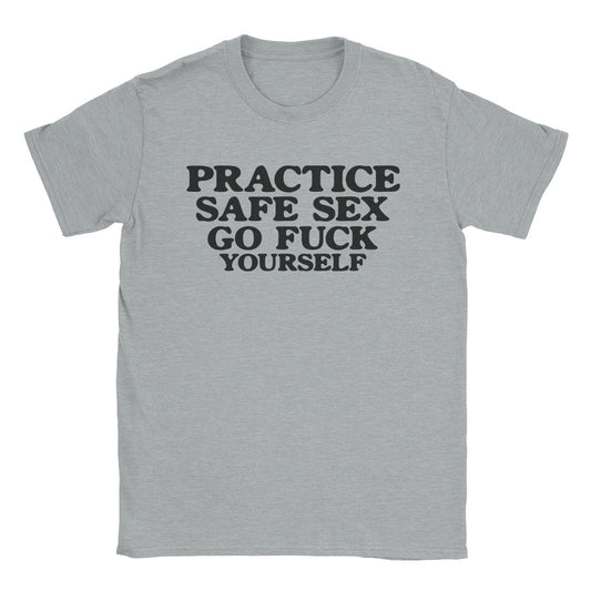 A-or-B-Tees T-Shirt Sport Grey / S Safe Sex T-Shirt