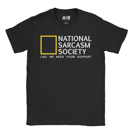A-or-B-Tees T-Shirt Black / S Sarcasm T-Shirt