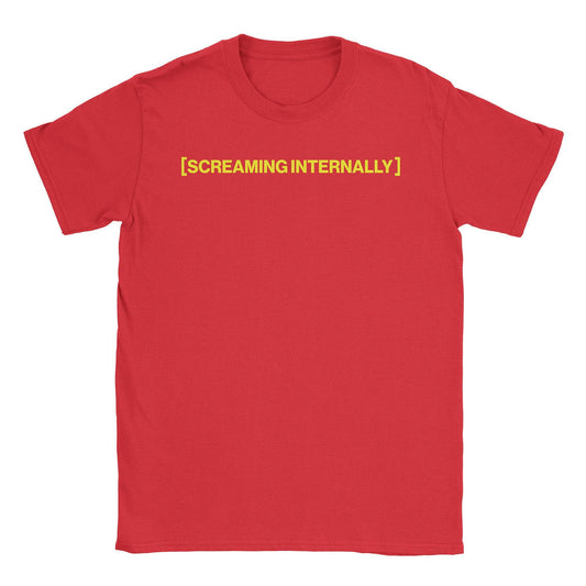 A-or-B-Tees T-Shirt Red / S Screaming T-Shirt