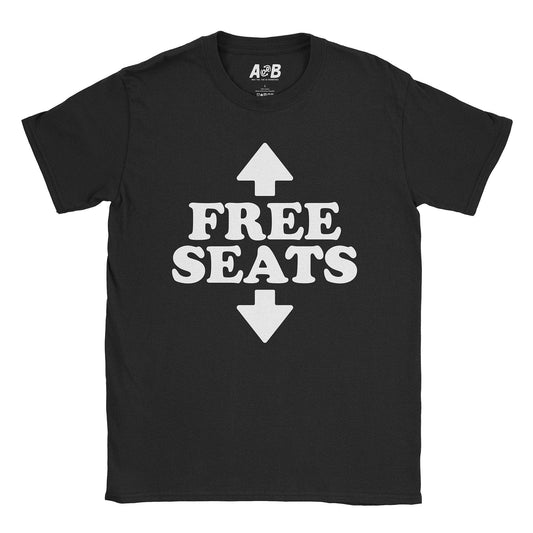 A-or-B-Tees T-Shirt Black / S Seats T-Shirt