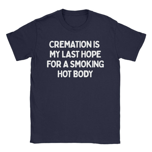 A-or-B-Tees T-Shirt Navy / S Smoking Hot T-Shirt