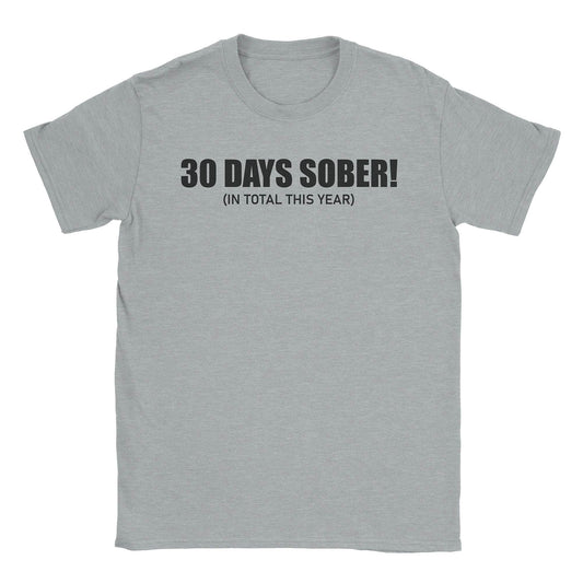 A-or-B-Tees T-Shirt Sport Grey / S Sober T-Shirt