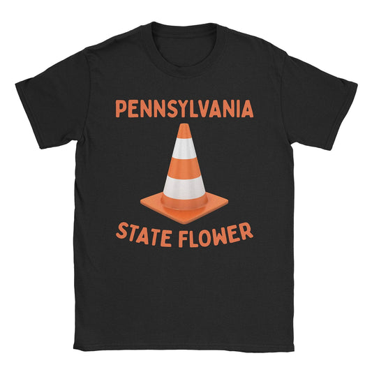A-or-B-Tees T-Shirt Black / S State Flower T-Shirt