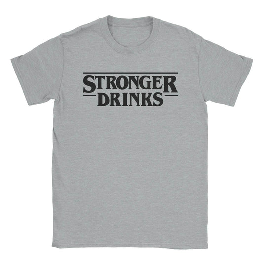 A-or-B-Tees T-Shirt Sport Grey / S Stronger Drinks T-Shirt