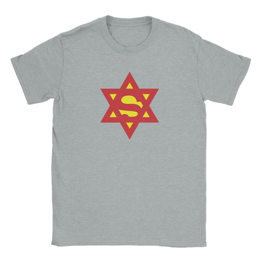 A-or-B-Tees T-Shirt Sport Grey / S Super Jew T-Shirt
