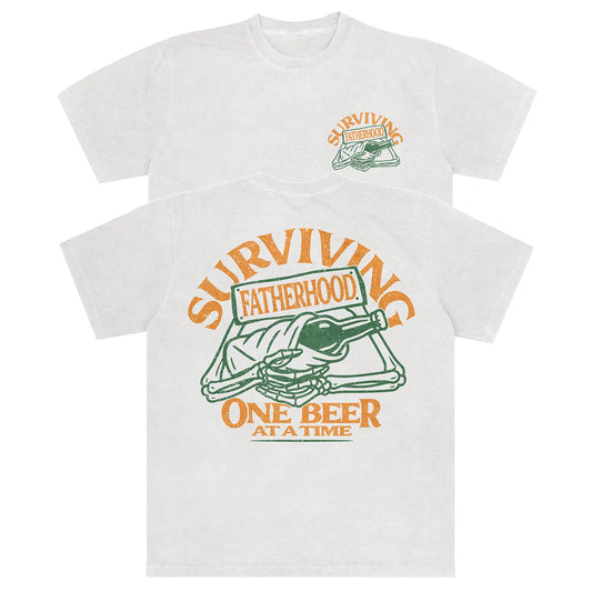 A-or-B-Tees T-Shirt White / S Surviving Fatherhood Comfort Colors T-shirt